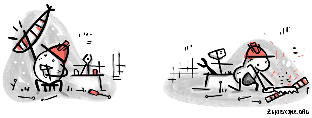 Zerus y Ona — Trabaja en equipo